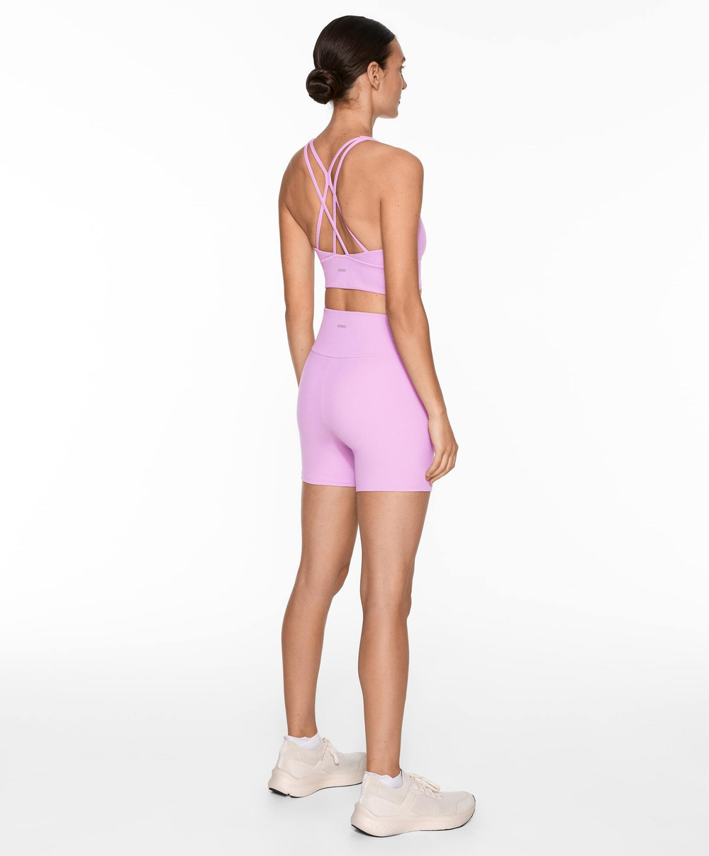 OYSHO Велосипедки Comfortlux с высокой посадкой длиной 10 см, светло-фиолетовый