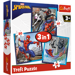 Puzzles - "3in1 - Spider friends" / Disney Marvel Spiderman