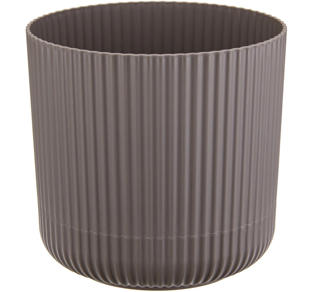 Кашпо ВЕЛЬВЕТ D180мм 3,6л с пристегнутым поддоном