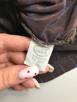 Блузка att в благородную полоску, в самом модном оттенке этого сезона 42-44 размер