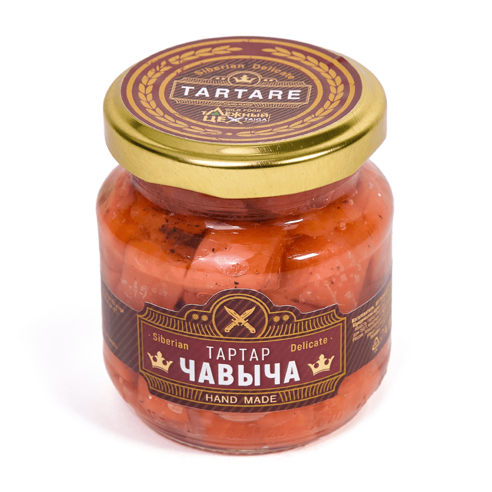 Тартар из атлантического лосося(чавычи) 110 г ТЦ
