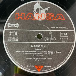 Винтажная виниловая пластинка LP Space Magic Fly (Германия 1977)