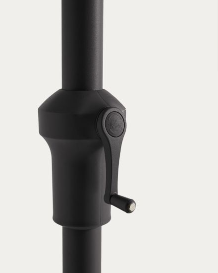 Бежевый зонт Milna с конструкцией из графитовой стали, диаметр 300 см