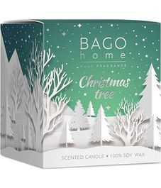 Новогодняя елка, ароматическая свеча, Bago home