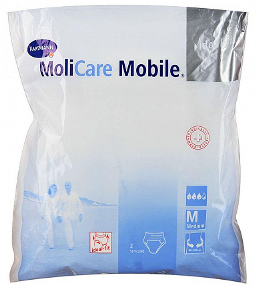 MoliCare Mobile  - Моликар Мобайл - Впитывающие трусы, pазмер M, 2 шт.