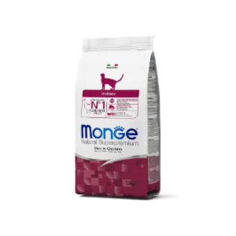 Сухой корм Monge Cat Daily Line Indoor для домашних кошек, из курицы 1,5 кг