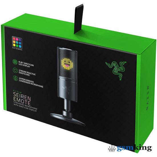 Razer Seiren Emote Gaming Microphone Black (Чёрный)
