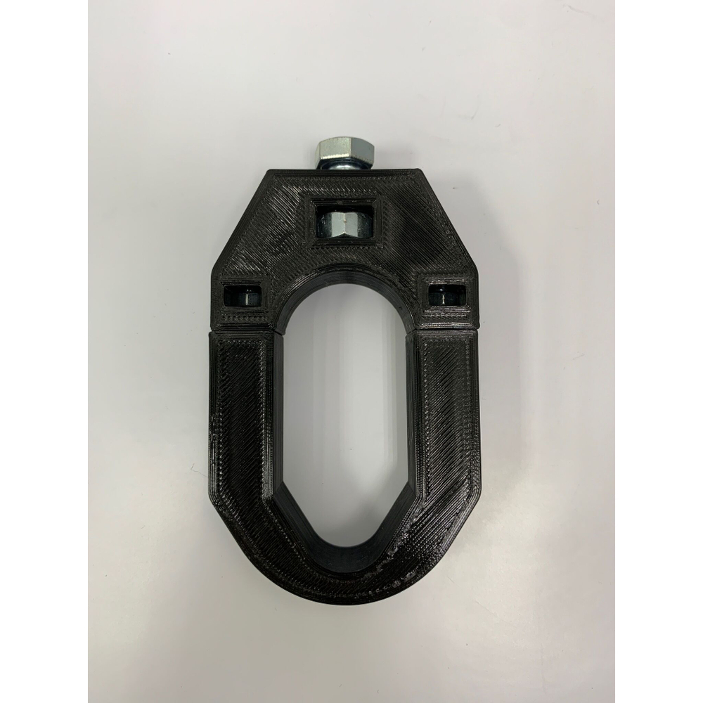 Крепление фары печатное для электросамоката Kugoo M4, M5 и подобных рулевых стоек