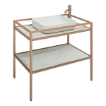 Консоль с раковиной Allen Brau Liberty 90 1.33004.60 медь