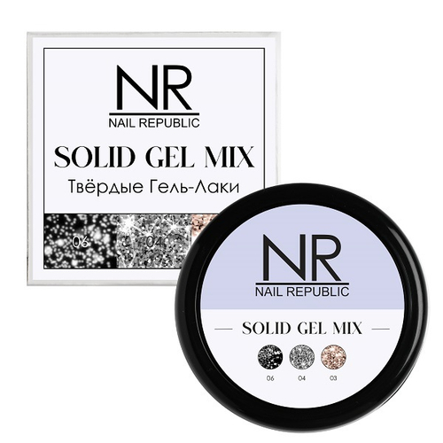 Nail Republic Solid gel mix Palette 02, 15 гр