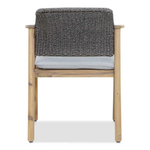 Кресло деревянное с подушкой Tagliamento Freeport, песочный, угольный, серый