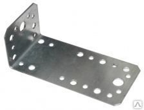 Крепежный уголок ассиметричный  130*50*65 оц.