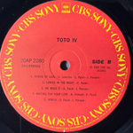 Toto ‎– Toto IV (Япония 1982г.)