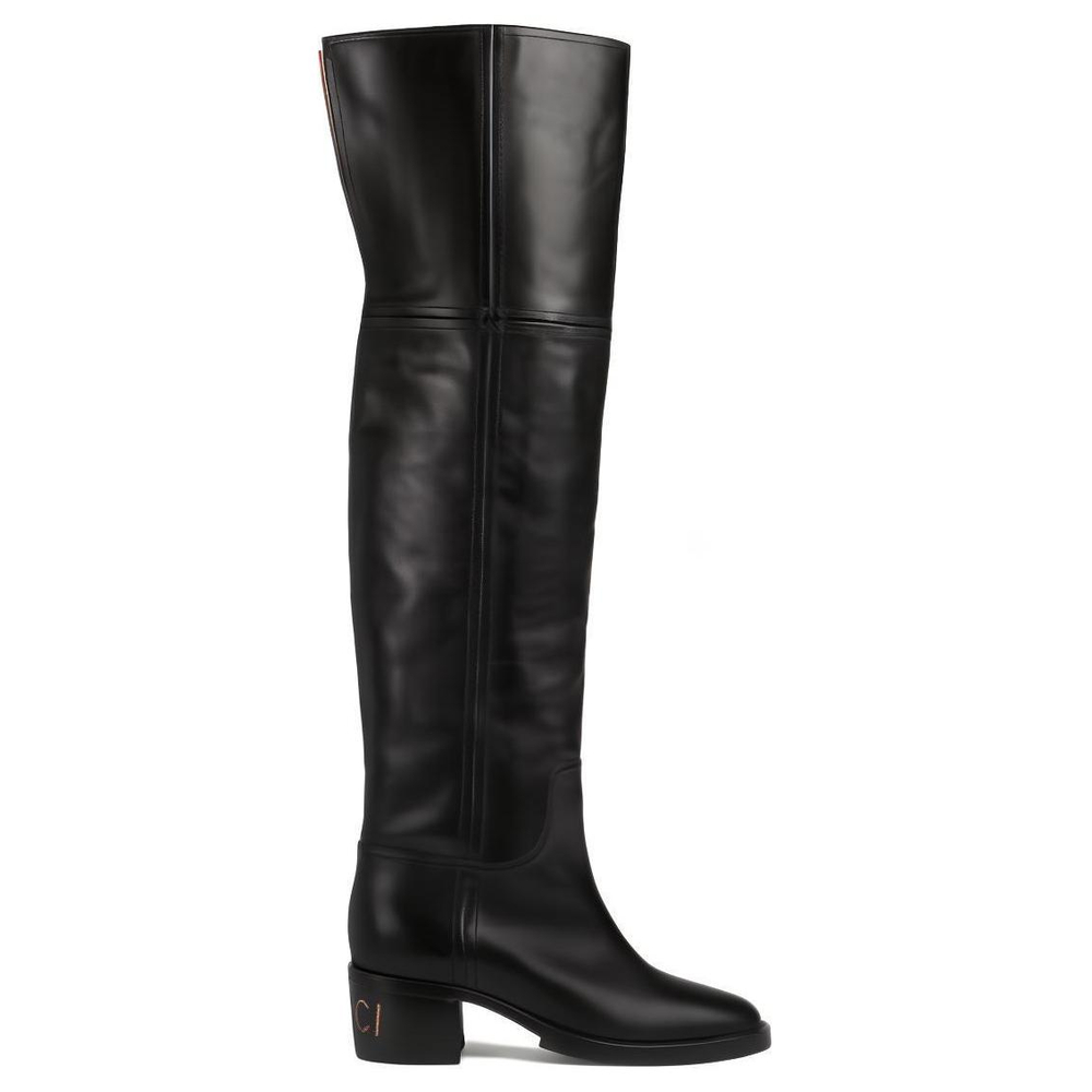 GUCCI Rear-slit Knee-high Boots