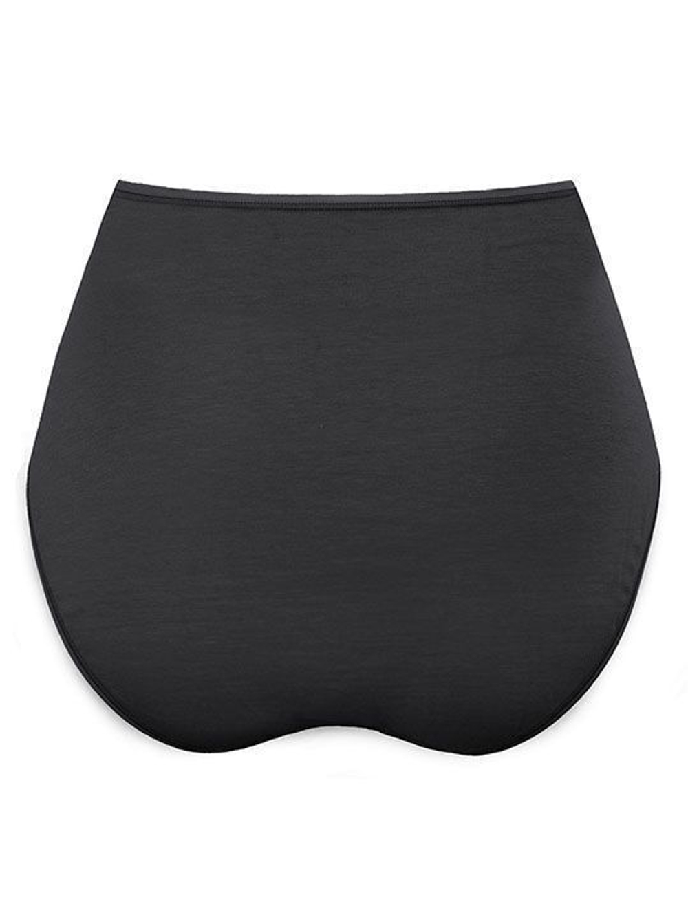 Набор из 2 хлопковых высоких +size трусиков-слип Esencial (Размер: XXL) (Цвет: черный)