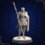 Принцесса воитель Паладин Воин Рыцарь Файтер миниатюра для dnd, днд, pathfinder, фентези, Настольная игра, НРИ, Варгейм, РПГ