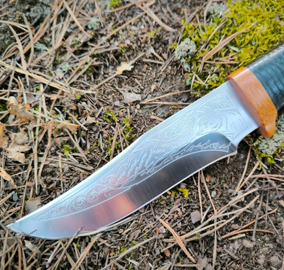 Нож НС-52 Кабан (ЭИ-107) гравировка (Златоуст)