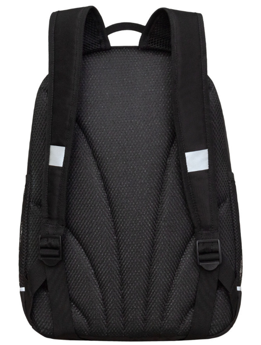 Рюкзак школьный 2 отделение(я) 2 карман(а) анатомическая спинка ГРИЗЛИ черный 28*38*18 см д (RG-463-5)