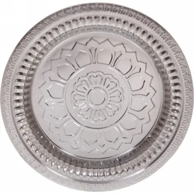 Поднос металлический «Цветок» 30см