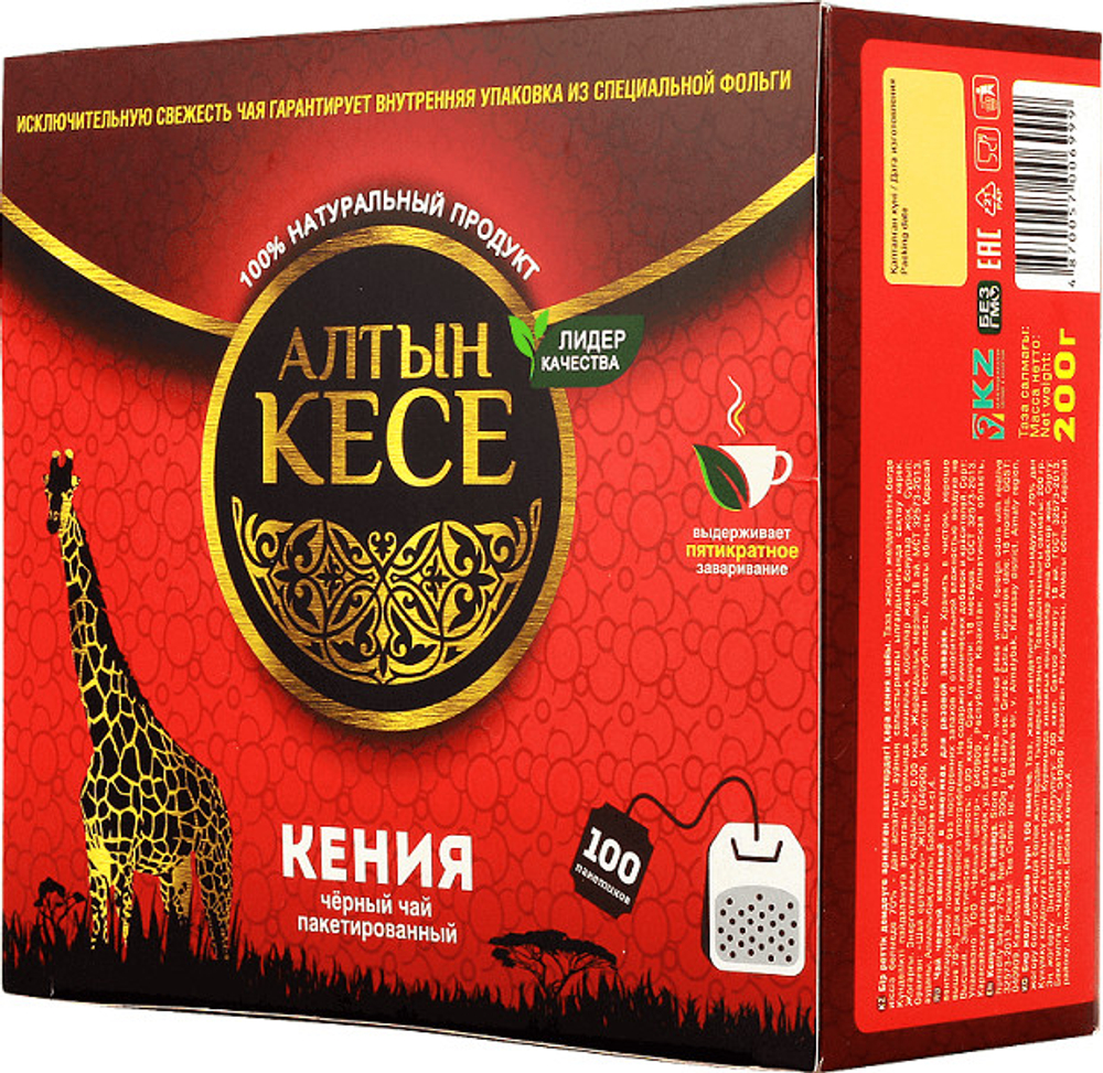 Чай Алтын Кесе Кения (без конверта) 100 пак.