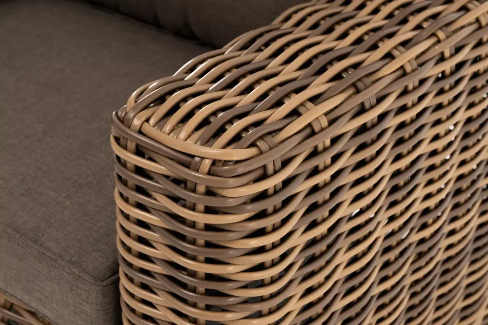 "Палермо" кресло из искусственного ротанга, цвет соломенный