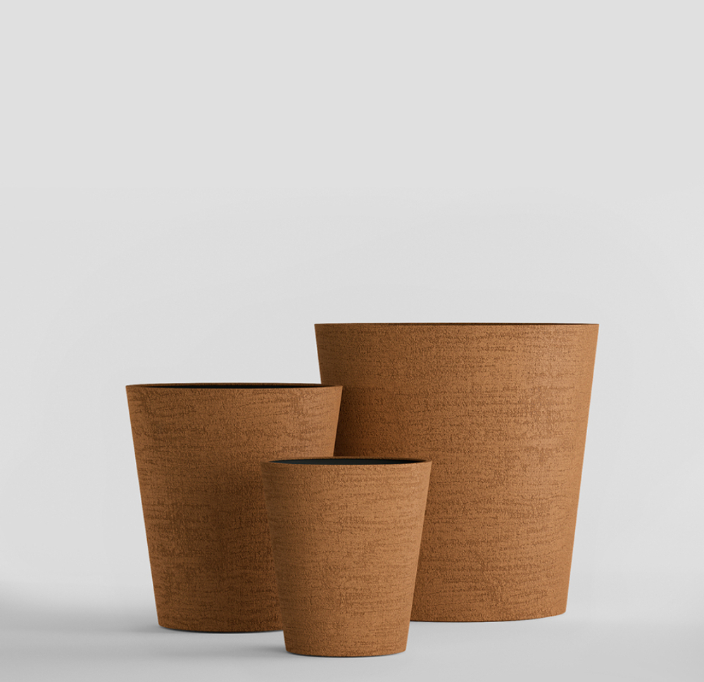 Кашпо, коллекция Surface, форма CRATER