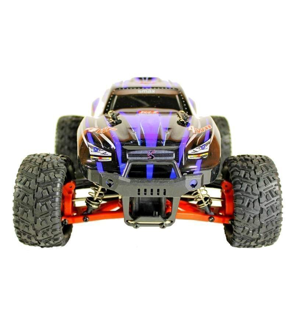 Радиоуправляемый монстр Remo Hobby SMAX Brushless UPGRADE (синий) 4WD 2.4G 1/16 RTR