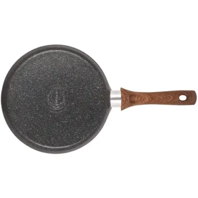 Сковорода блинная 220мм с ручкой, АП линия «Granit ultra» (blue)