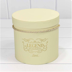 Коробки Цилиндр "Legend" Набор 3 шт. Бежевый