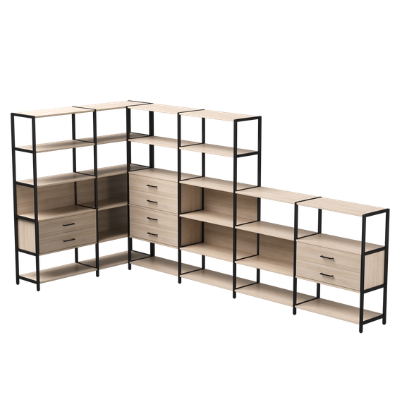 Набор стеллажных систем №18 Everprof EVO 1635x3630x1840