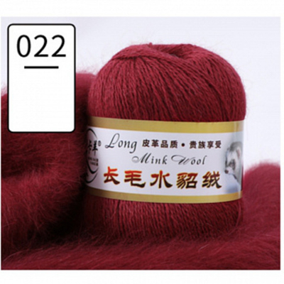 Пряжа "Норка" длинноворсовая, Пух норки-90 % Полиамид-10 %