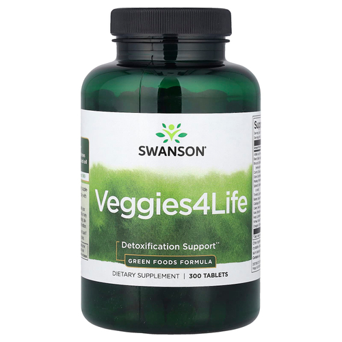 Swanson, Veggies4Life, 300 таблеток