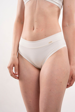 Набор из 3 трусов в хлопковом мешочке | оливковый, песочный, молочный