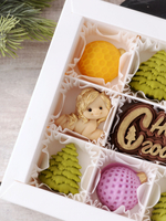 Сладкий подарок "С Новым Годом" с лошадкой #2 / Шоколад ручной работы