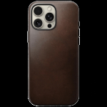 Накладка Nomad Modern Leather Case MagSafe для iPhone 16 Pro Max, Rustic Brown (NM01692485)