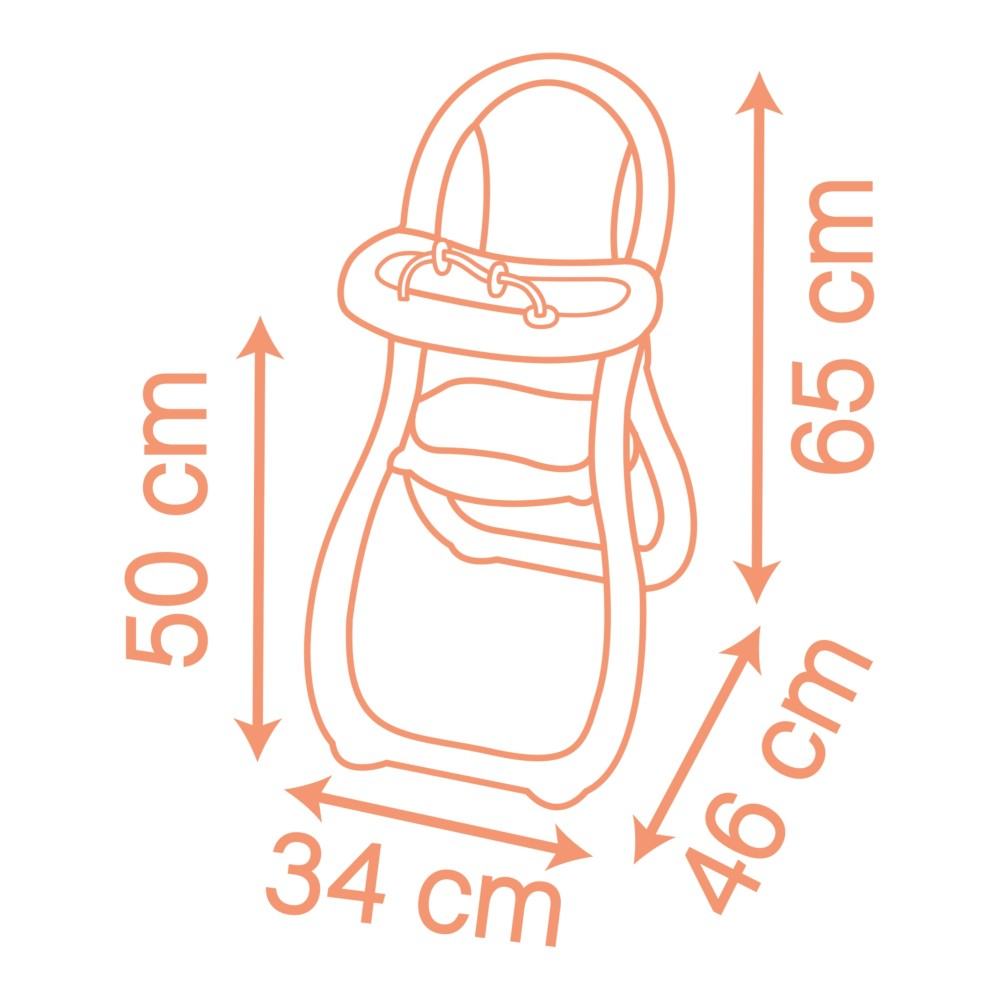 Стульчик для кормления Smoby Baby Nurse 220388 для куклы до 42 см с аксессуарами 220388 — фото 5