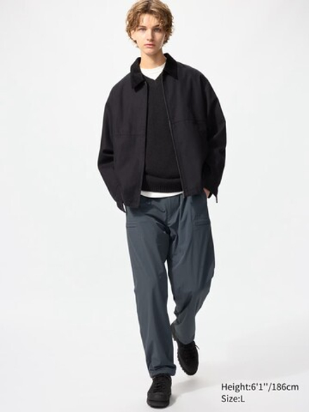 UNIQLO ТЕПЛЫЕ БРЮКИ НА ПОДКЛАДКЕ, СЕРЫЙ