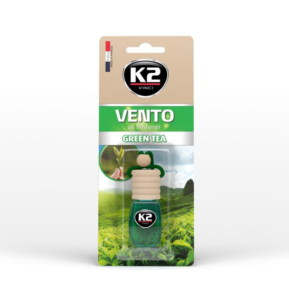 АРОМАТИЗАТОР С ПОДВЕСКОЙ &quot;К2&quot; VENTO GREEN TEA 8ML