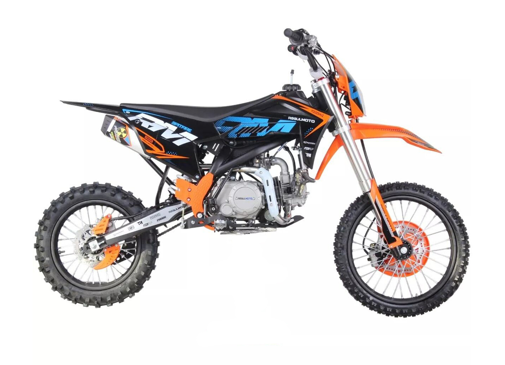 Питбайк Regulmoto SPITFIRE 17/14 PRO 140сс черный/оранжевый