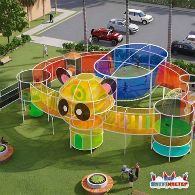 Репсовая башня «Весёлое Приключение», 18×15×8 м