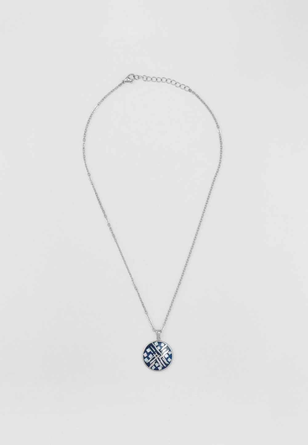 Ожерелье SHANYRAQ NAVY STEEL