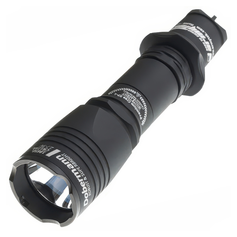Фонарь для охоты Armytek Dobermann Pro Magnet USB — яркость до 1500 люмен и дальность света до 368 метров.способности