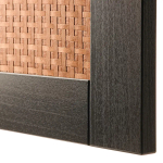 Комбинация для хранения ТВ - IKEA BESTÅ/BESTA, 190x42x240см, коричневый/черный, БЕСТО ИКЕА