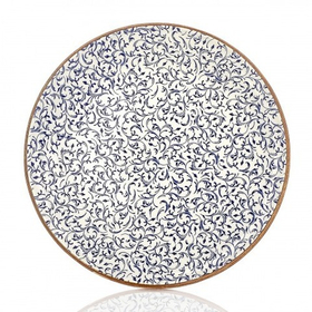 Тарелка для пиццы d=32 cм,фарфор,серия "Tinta Edera" By Bone