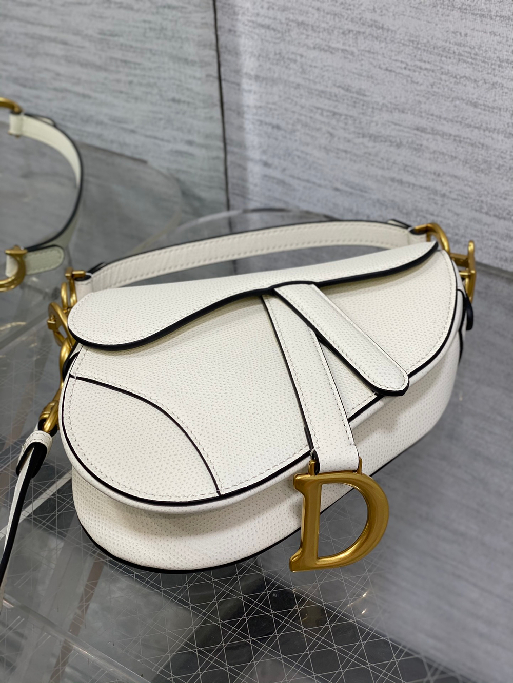 Christian Dior Small Saddle Bag with Strap