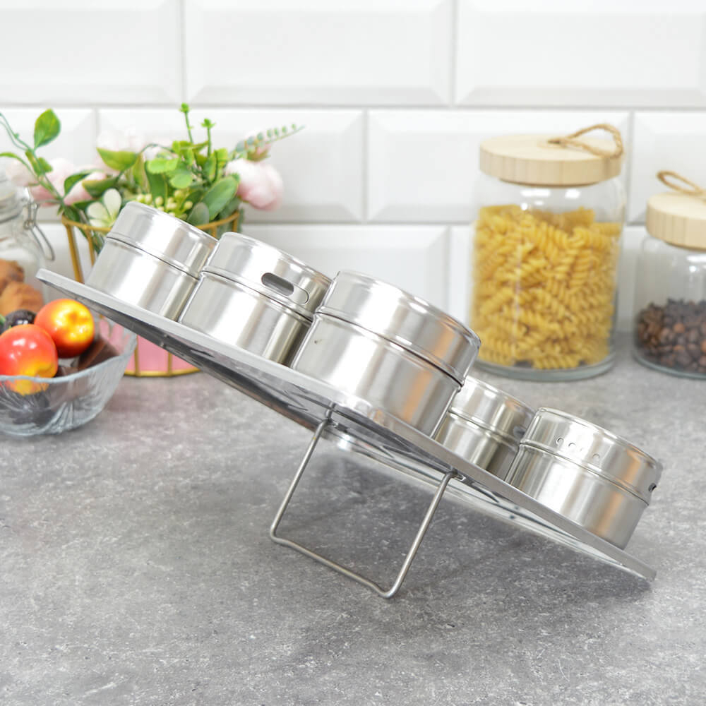 Набор для специй 10 предметов, на магните, 24 специи внутри, MB 40471