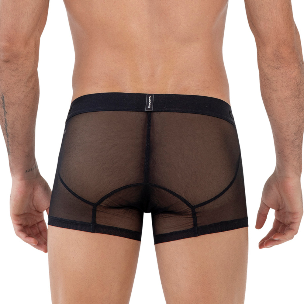 Мужские трусы хипсы черные Clever Moda YIN YANG TRUNKS 162511