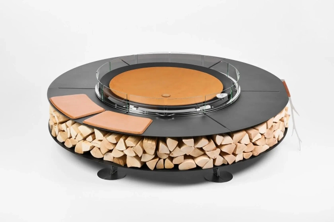 Ветрозащита для очага Up!Flame WIND PROTECTION 1000