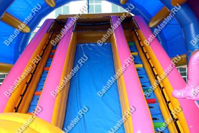 Надувной батут с крышей "Дельфинарий" 11*8*7 м