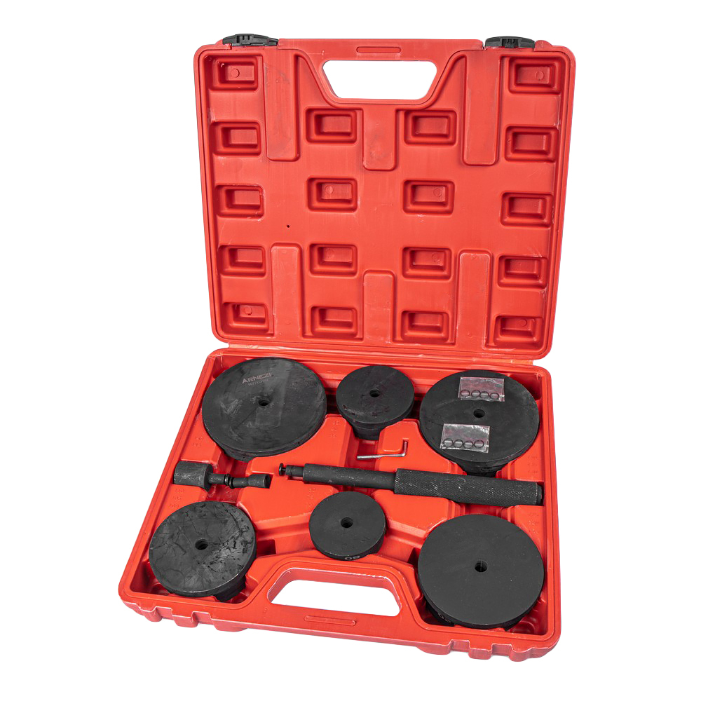 Набор оправок для выпрессовки подшипников, втулок, сальников 70-150мм Arnezi R7703119